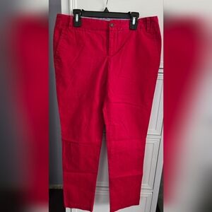 Banana Republic Ryan Fit Red Pants Size 4